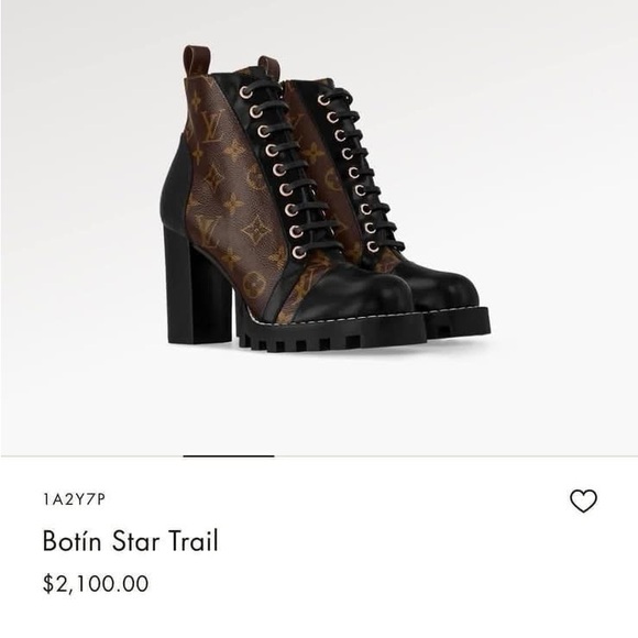 Louis Vuitton Black and Brown Women's Boots - Picture 2 of 8